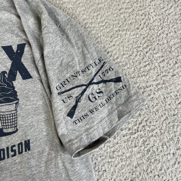 Grunt Style T Shirt Mens XL Gray Tax Dad Make Sure Its Not Poison - Picture 4 of 10